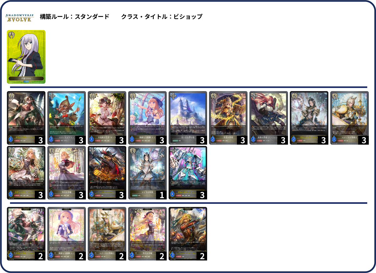 祈祷ビショ deck list