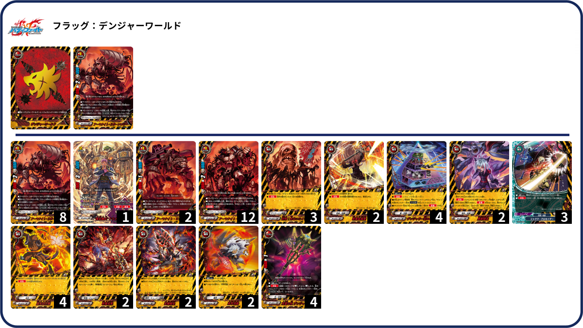 デッキコード「MR8A」のデッキ | DECK LOG（デッキログ）