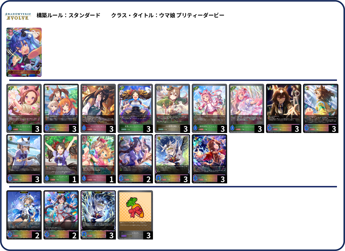 横ウマ deck list