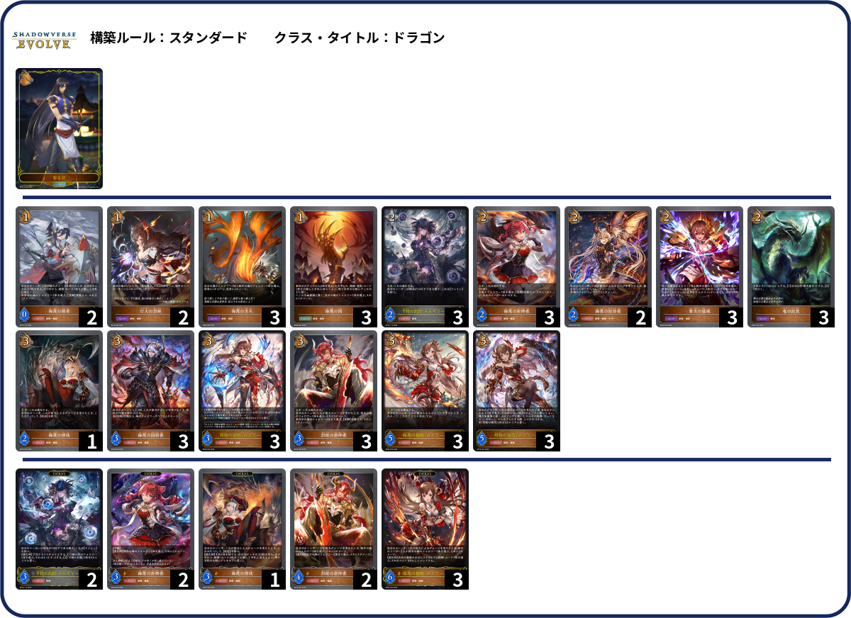 暗器6枚 deck list