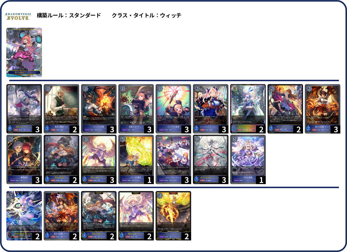学院シュマ deck list