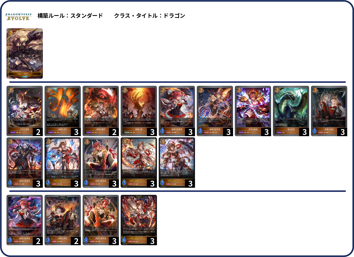 侮蔑 deck list