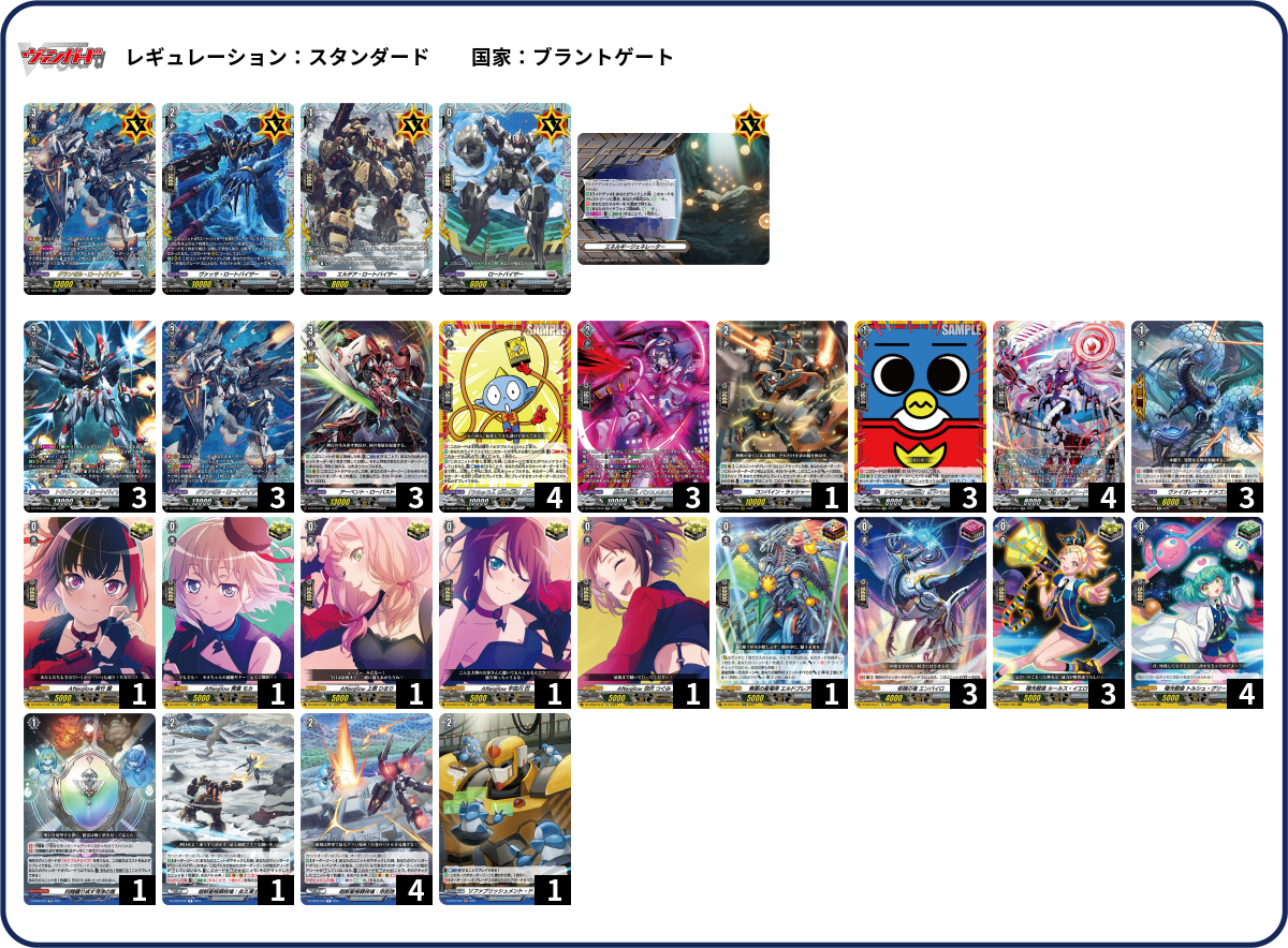 【ロートバイザー】デッキ デッキコード「V9HE」のデッキ | DECK LOG（デッキログ）