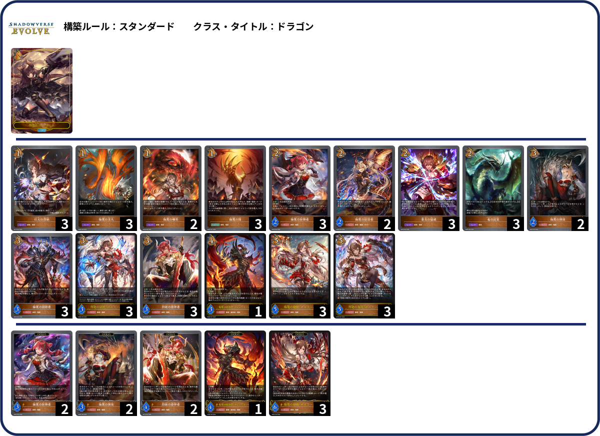 侮蔑ドラゴン deck list