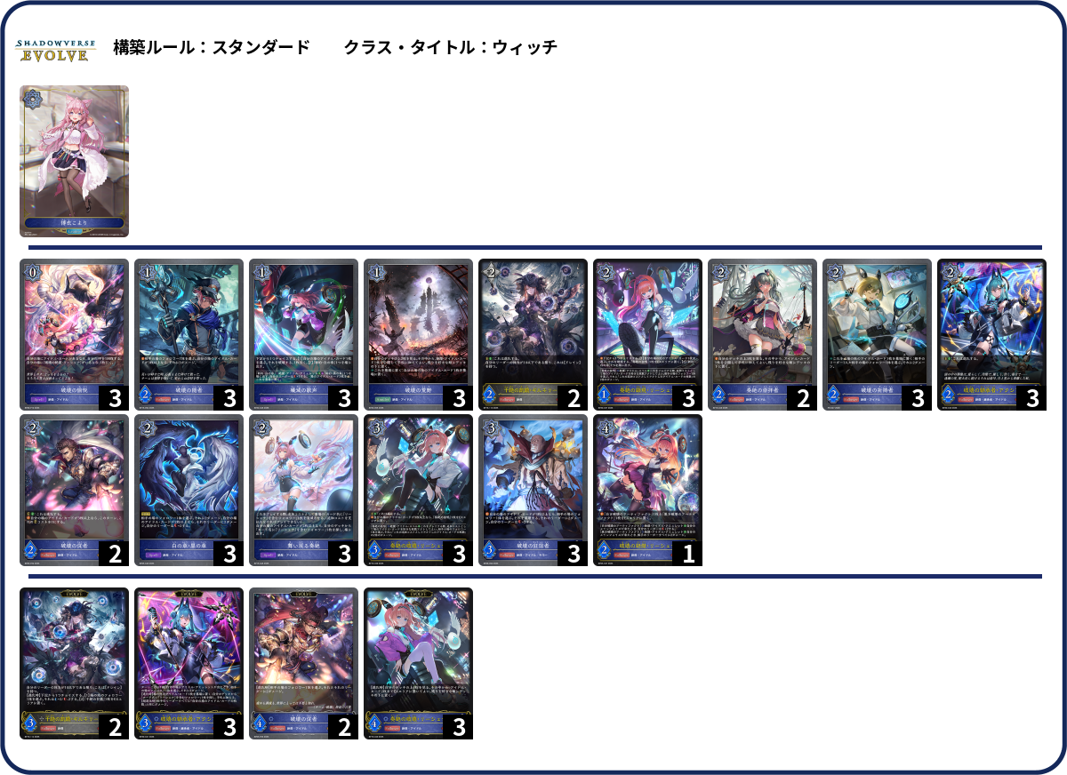 推し活 deck list