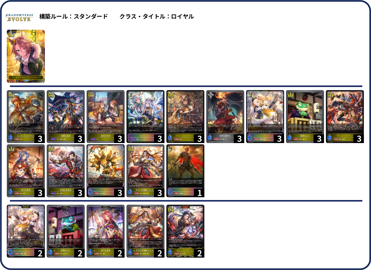 デッキコード「VWV52」のデッキ | DECK LOG（デッキログ）